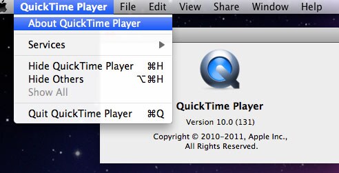 quicktime player for mac can